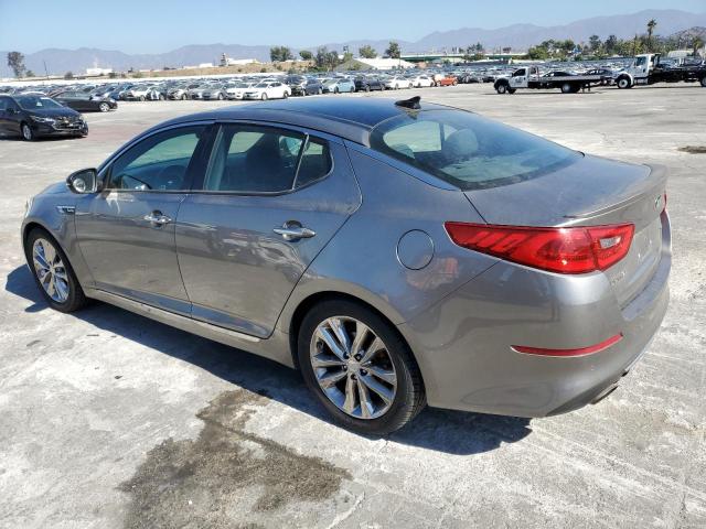 5XXGR4A6XFG411329 - 2015 KIA OPTIMA SX GRAY photo 2