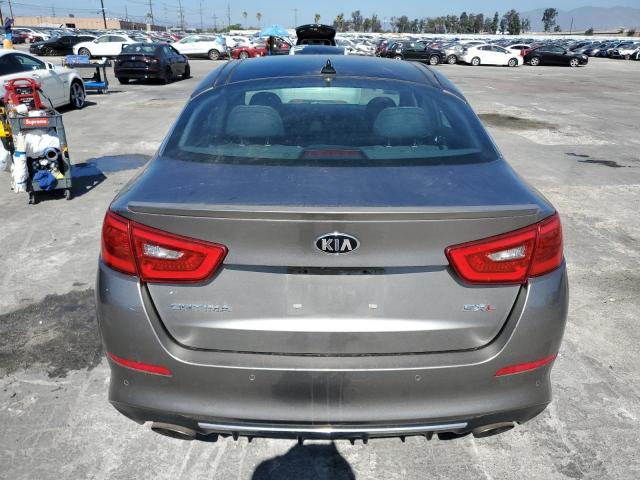 5XXGR4A6XFG411329 - 2015 KIA OPTIMA SX GRAY photo 6