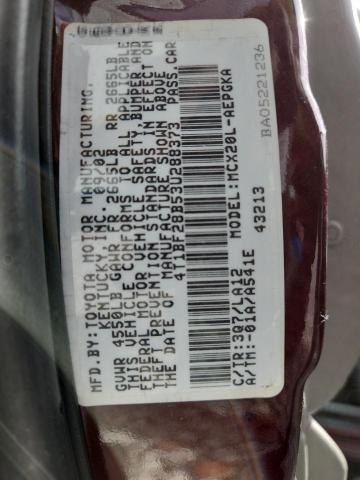 4T1BF28B53U288373 - 2003 TOYOTA AVALON XL BURGUNDY photo 13