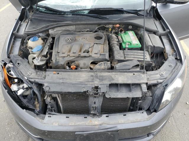 1VWCN7A35CC087006 - 2012 VOLKSWAGEN PASSAT SEL Szary zdjęcie 11