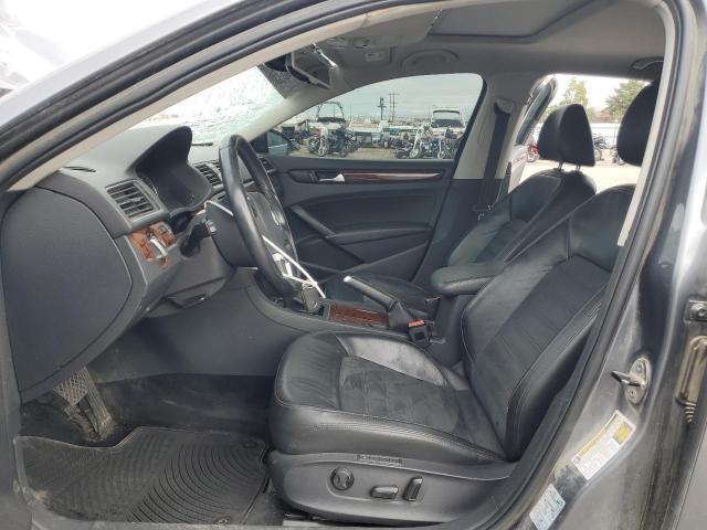 1VWCN7A35CC087006 - 2012 VOLKSWAGEN PASSAT SEL Szary zdjęcie 7
