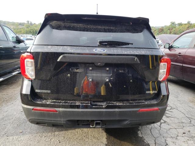 1FM5K8AB9MGB53919 - 2021 FORD EXPLORER POLICE INTERCEPTOR Czarny zdjęcie 6