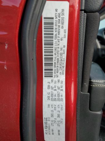 1C4PJMCS1GW121093 - 2016 JEEP CHEROKEE LATITUDE ბურგუნდია ფოტო 12