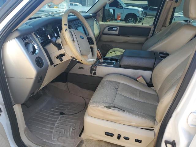 1FMJU1H54AEB72028 - 2010 FORD EXPEDITION EDDIE BAUER WHITE photo 7