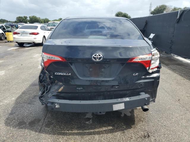 2T1BURHE5FC237664 - 2015 TOYOTA COROLLA L BLACK photo 6