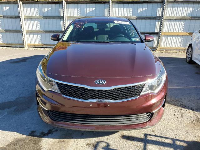 5XXGT4L39JG239310 - 2018 KIA OPTIMA LX Tünd qırmızı foto 5