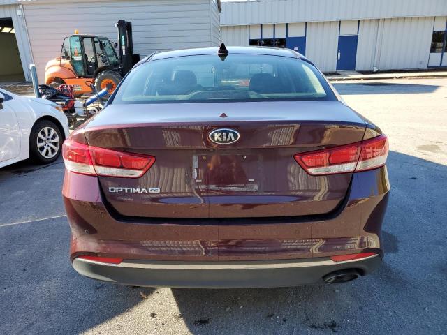 5XXGT4L39JG239310 - 2018 KIA OPTIMA LX Tünd qırmızı foto 6
