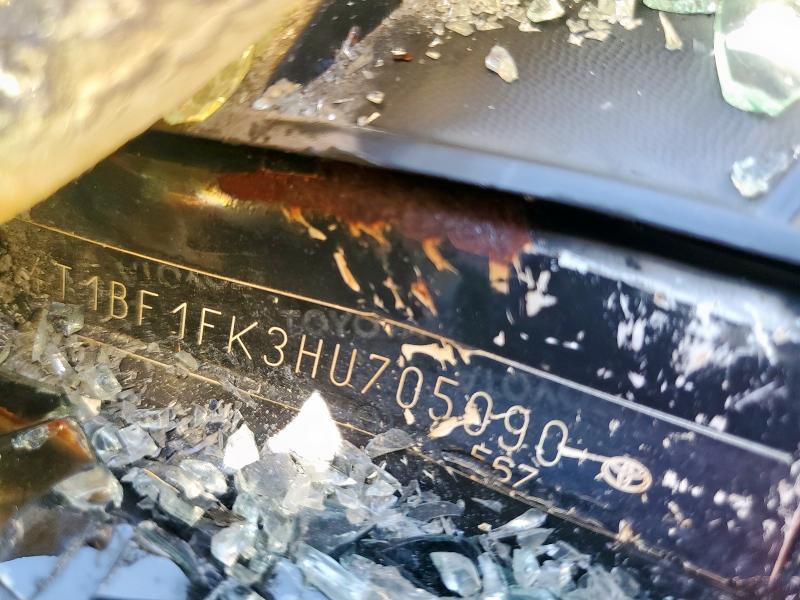 4T1BF1FK3HU705090 - 2017 TOYOTA CAMRY LE Ақ фото 12