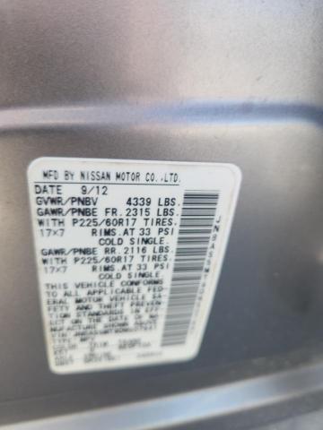 JN8AS5MT9DW507941 - 2013 NISSAN ROGUE S თაფლისფერი ფოტო 13