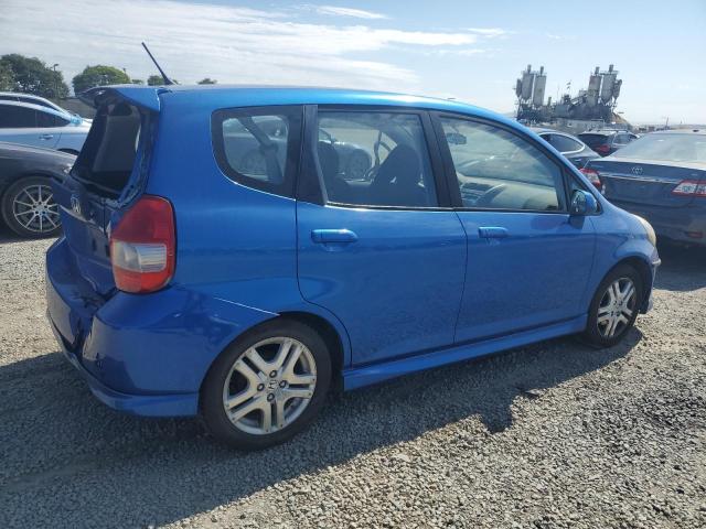 JHMGD38698S019058 - 2008 HONDA FIT SPORT Көк фото 3