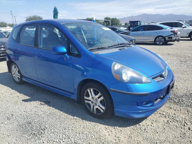 JHMGD38698S019058 - 2008 HONDA FIT SPORT Көк фото 4