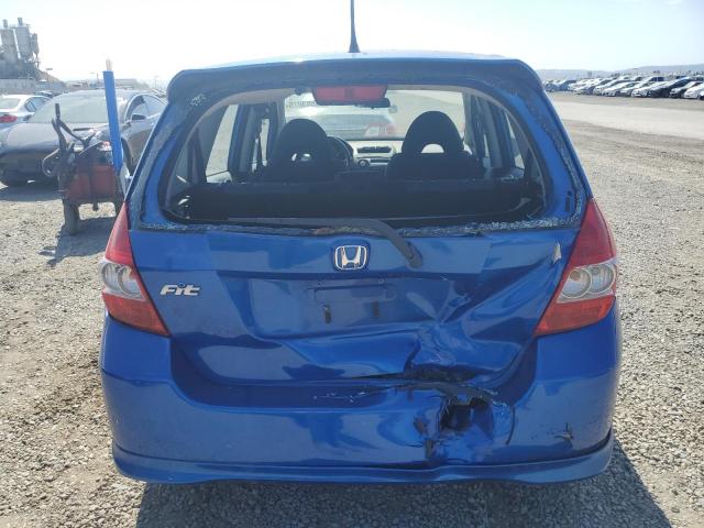 JHMGD38698S019058 - 2008 HONDA FIT SPORT Көк фото 6
