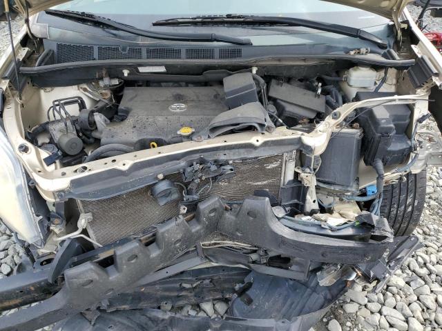 5TDYK3DCXBS037690 - 2011 TOYOTA SIENNA XLE GOLD photo 12