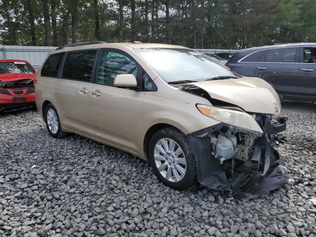 5TDYK3DCXBS037690 - 2011 TOYOTA SIENNA XLE GOLD photo 4