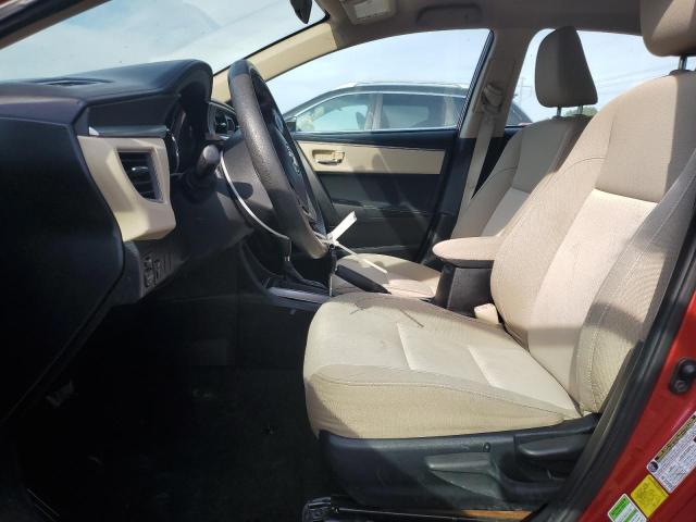 2T1BURHEXFC317607 - 2015 TOYOTA COROLLA L 红色 照片 7