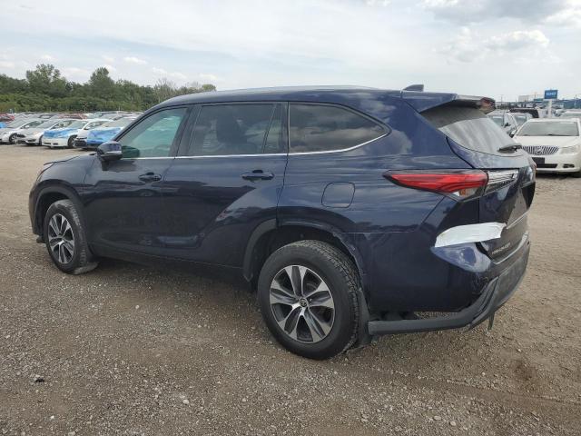 5TDHZRBH7MS085549 - 2021 TOYOTA HIGHLANDER XLE Niebieski zdjęcie 2