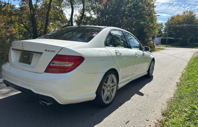 WDDGF8AB3EG213346 - 2014 MERCEDES-BENZ C 300 4MATIC WHITE photo 4
