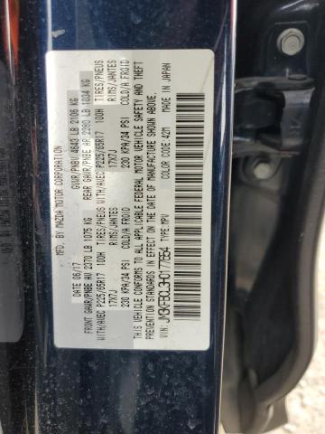 JM3KFBCL3H0177654 - 2017 MAZDA CX-5 TOURING BLUE photo 12