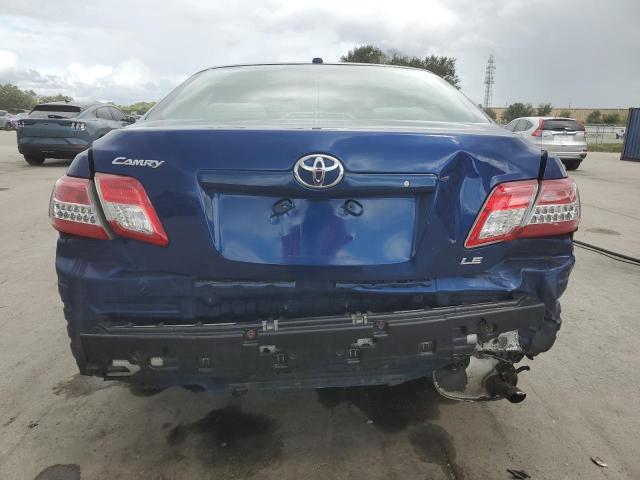 4T1BF3EK6BU763988 - 2011 TOYOTA CAMRY BASE BLUE photo 6