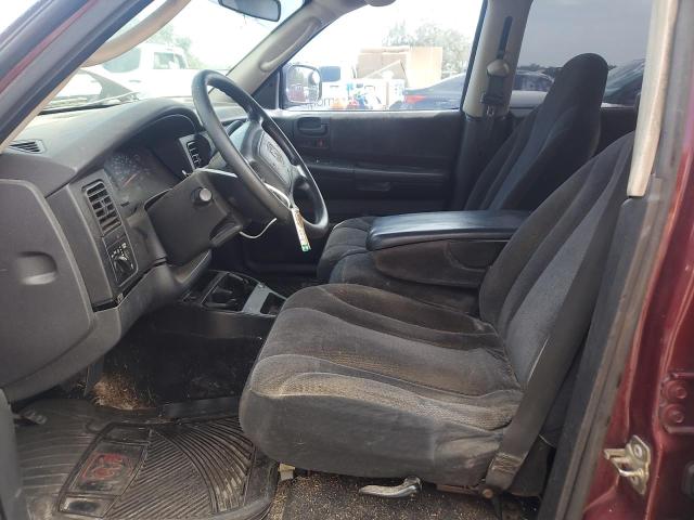 1B7HL48X62S662174 - 2002 DODGE DAKOTA QUAD SLT RED photo 7