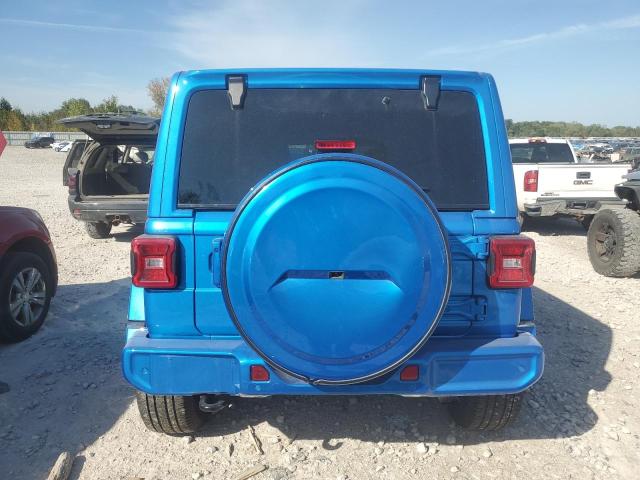 1C4HJXEN4PW667027 - 2023 JEEP WRANGLER SAHARA BLUE photo 6