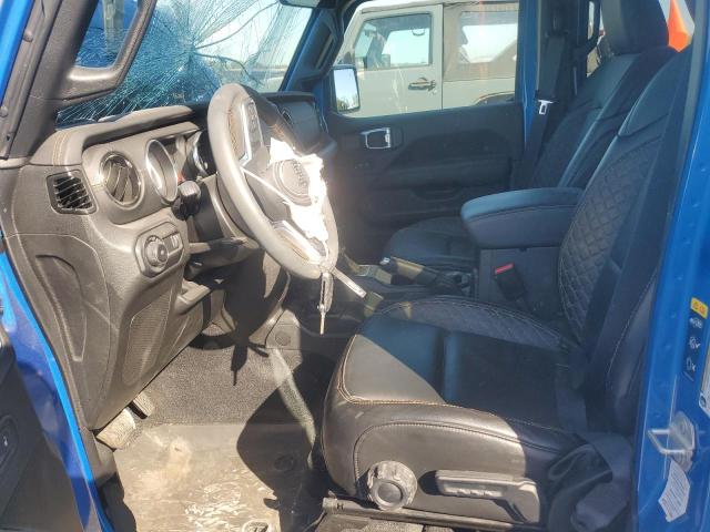 1C4HJXEN4PW667027 - 2023 JEEP WRANGLER SAHARA BLUE photo 7