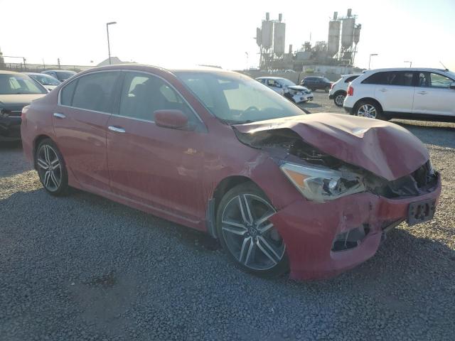 1HGCR2F54GA097954 - 2016 HONDA ACCORD SPORT Qırmızı foto 4
