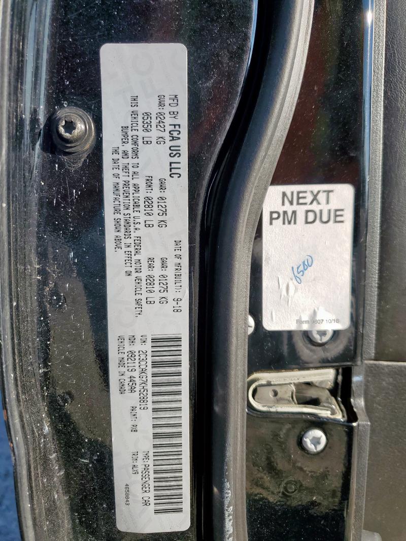 2C3CCAKG7KH528819 - 2019 CHRYSLER 300 LIMITED 黑色 照片 14