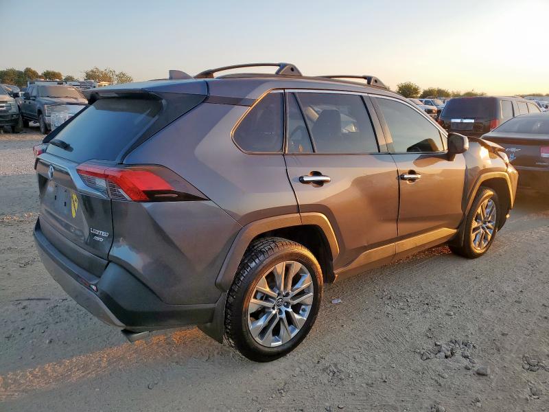 JTMN1RFVXKD521393 - 2019 TOYOTA RAV4 LIMITED Grafitowy zdjęcie 3