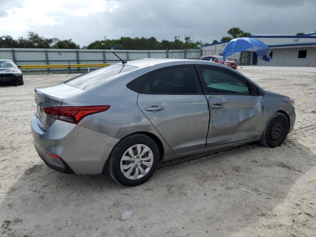 3KPC24A61ME136796 - 2021 HYUNDAI ACCENT SE SILVER photo 3