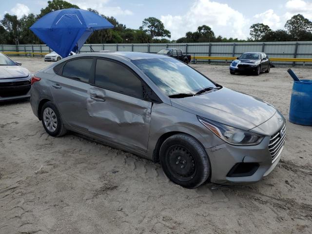 3KPC24A61ME136796 - 2021 HYUNDAI ACCENT SE SILVER photo 4