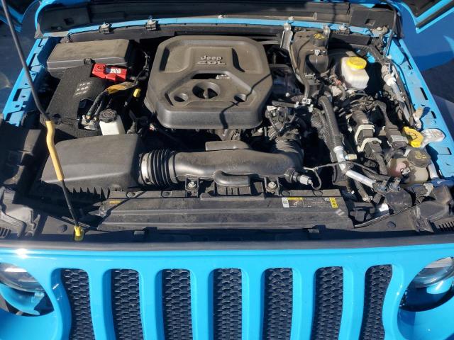 1C4HJXDN9MW644419 - 2021 JEEP WRANGLER U SPORT BLUE photo 12