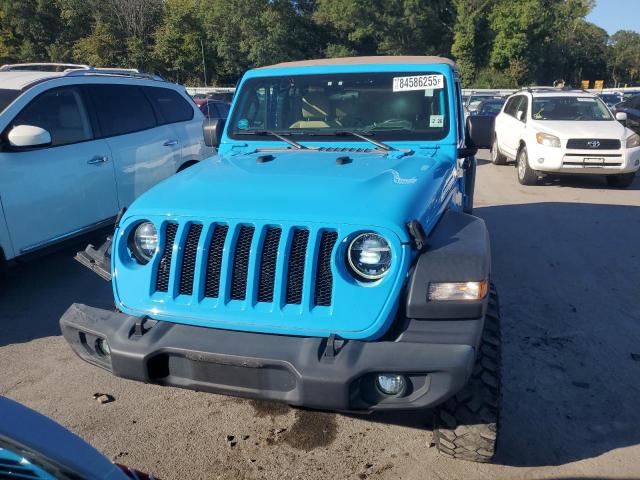 1C4HJXDN9MW644419 - 2021 JEEP WRANGLER U SPORT BLUE photo 5
