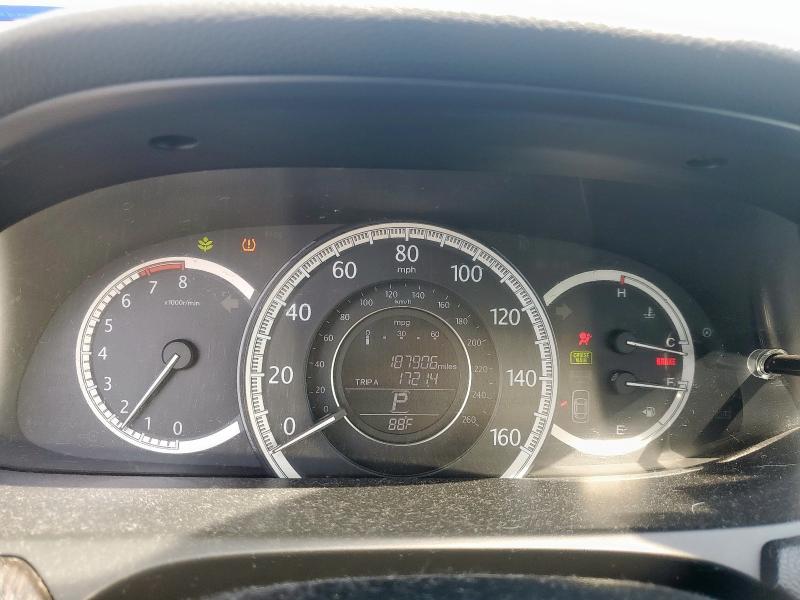 1HGCR2F75DA146060 - 2013 HONDA ACCORD EX ვერცხლისფერი ფოტო 9