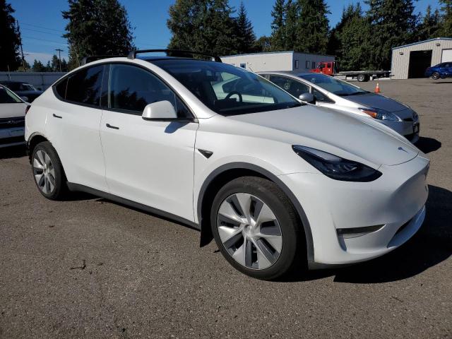 7SAYGAEE8PF603785 - 2023 TESLA MODEL Y Белый фото 4