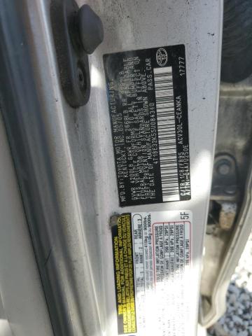 4T1BE32K55U084340 - 2005 TOYOTA CAMRY LE 银色 照片 12