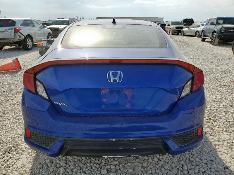 2HGFC3B37KH351210 - 2019 HONDA CIVIC EX ლურჯი ფოტო 6