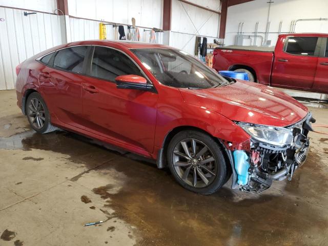 2HGFC1F70MH701863 - 2021 HONDA CIVIC EXL RED photo 4