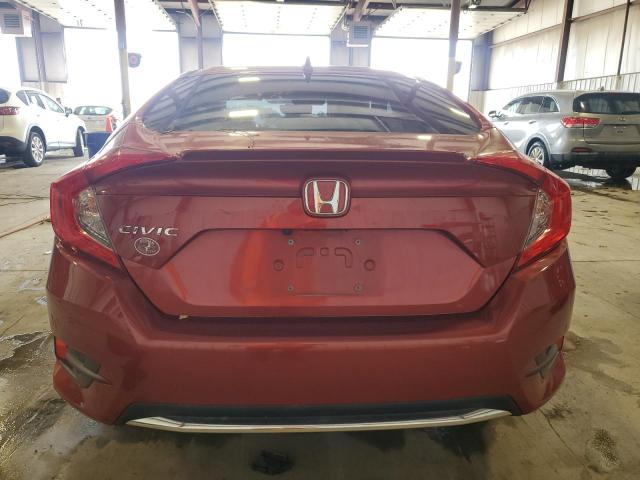 2HGFC1F70MH701863 - 2021 HONDA CIVIC EXL RED photo 6