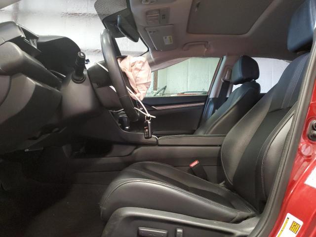 2HGFC1F70MH701863 - 2021 HONDA CIVIC EXL RED photo 7