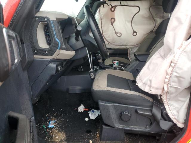 1FMEE5DPXPLA90449 - 2023 FORD BRONCO BASE Rouge photo 7