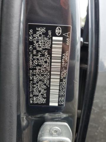 JTKKT604165003547 - 2006 TOYOTA SCION XA ნაცრისფერი ფოტო 12