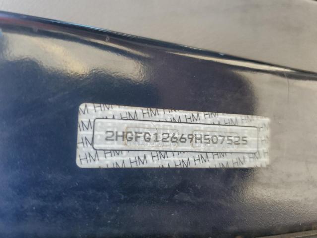 2HGFG12669H507525 - 2009 HONDA CIVIC LX Mavi foto 12