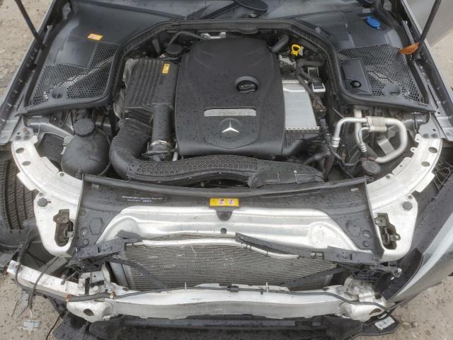 55SWF4KBXGU133843 - 2016 MERCEDES-BENZ C 300 4MATIC GRAY photo 11