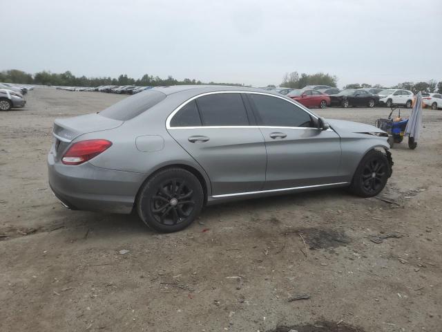 55SWF4KBXGU133843 - 2016 MERCEDES-BENZ C 300 4MATIC GRAY photo 3