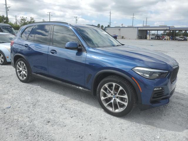 5UXCR6C50KLK89524 - 2019 BMW X5 XDRIVE40I BLUE photo 4