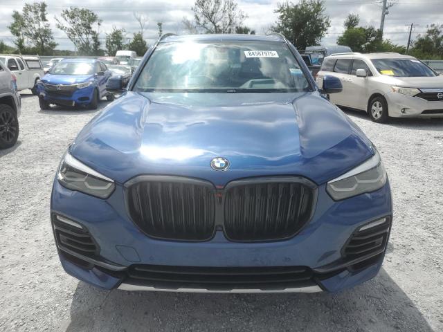 5UXCR6C50KLK89524 - 2019 BMW X5 XDRIVE40I BLUE photo 5
