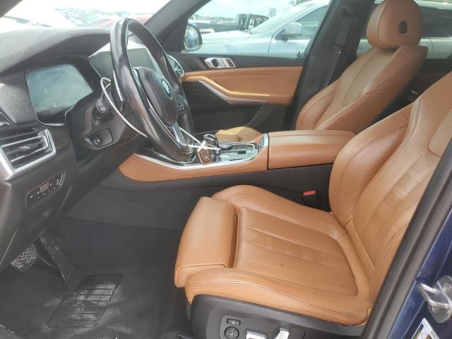 5UXCR6C50KLK89524 - 2019 BMW X5 XDRIVE40I BLUE photo 7