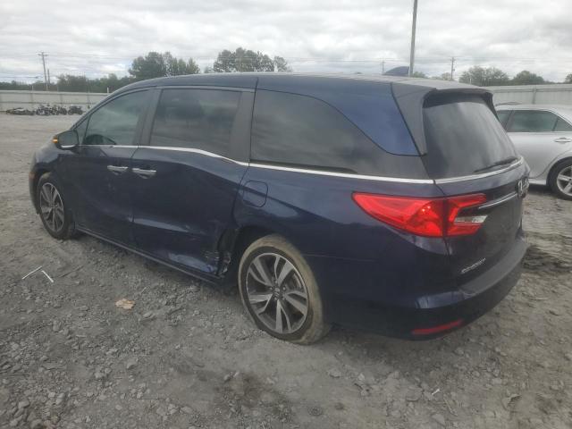 5FNRL6H81MB032104 - 2021 HONDA ODYSSEY TOURING Bleu photo 2