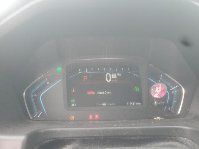 5FNRL6H81MB032104 - 2021 HONDA ODYSSEY TOURING Bleu photo 9